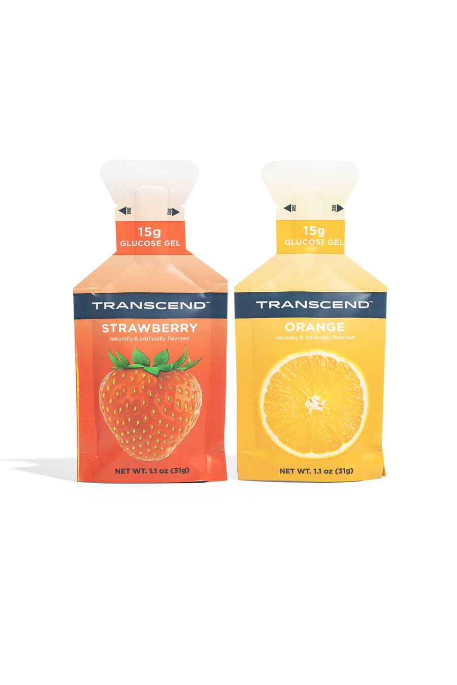 15g Strawberry + Orange Glucose Gels
