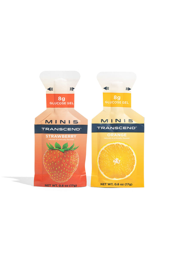 8g Mini Strawberry + Orange Glucose Gels